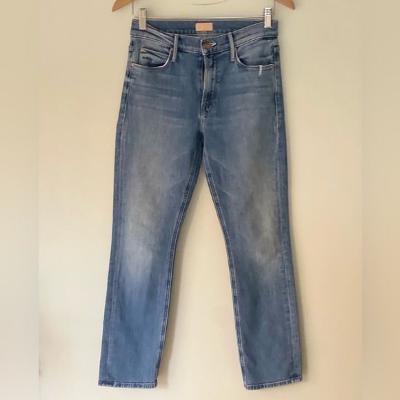 MOTHER The Mid Rise Dazzler Ankle Cut & Paste Womens Jeans - Picture 3 of 14